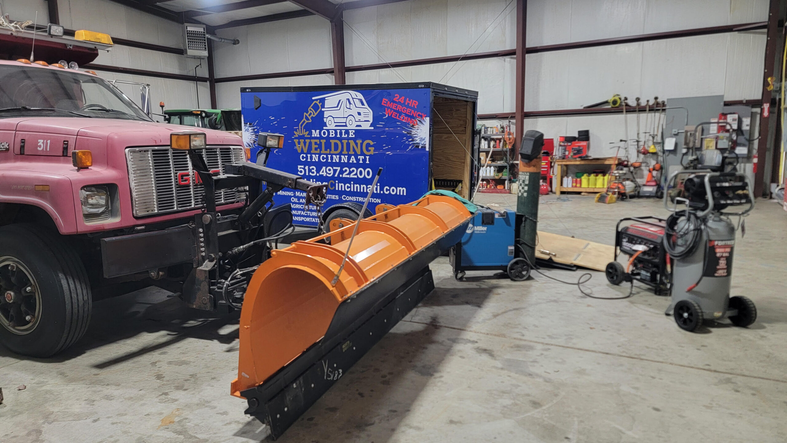 Mobile Welding at The Butler County Airport